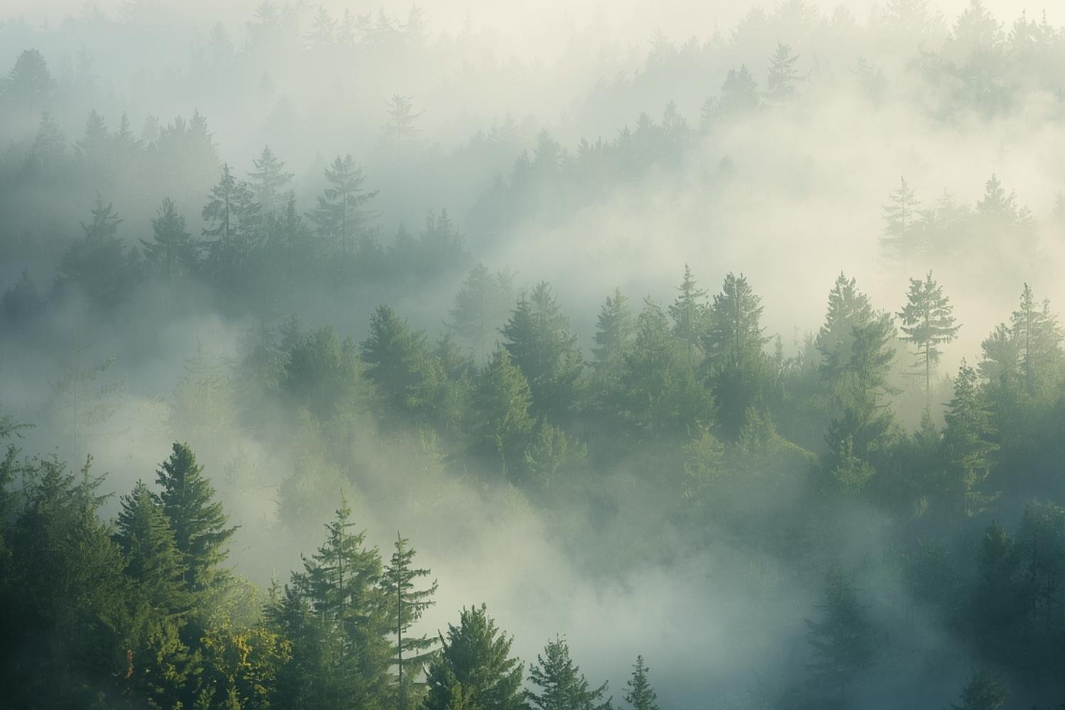 Des arbres dans la fumée, l'éco-anxiété